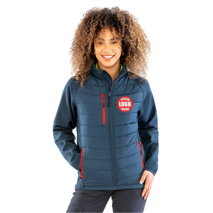 Picture of Compass Padded Softshell Unisex Jacket