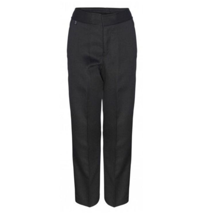 Picture of Boys Charcoal Slim Fit Trousers