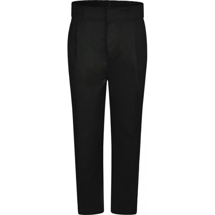 Picture of Standard Fit Boys Black Trousers