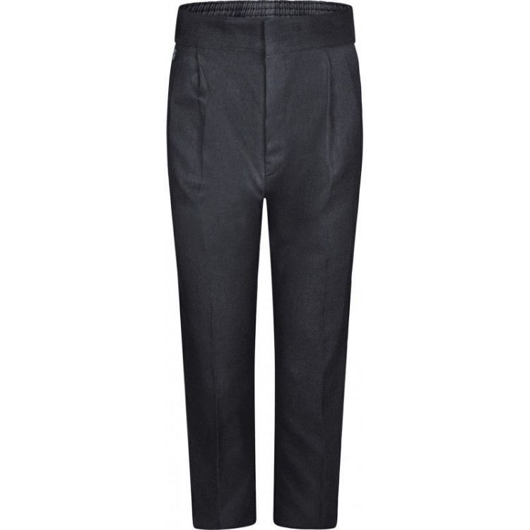 Picture of Standard Fit Boys Charcoal Trousers