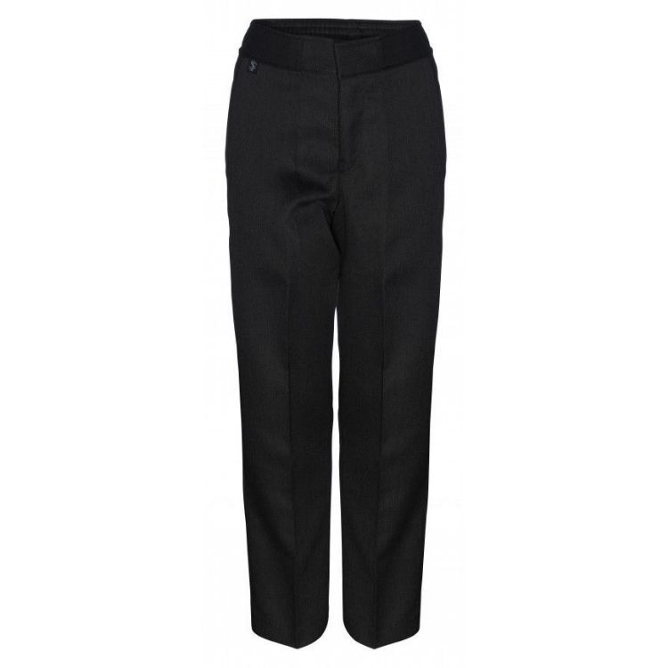 Picture of Boys Black Slim Fit Trousers