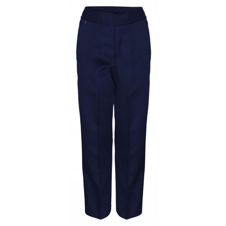 Picture of Boys Navy Slim Fit Trousers