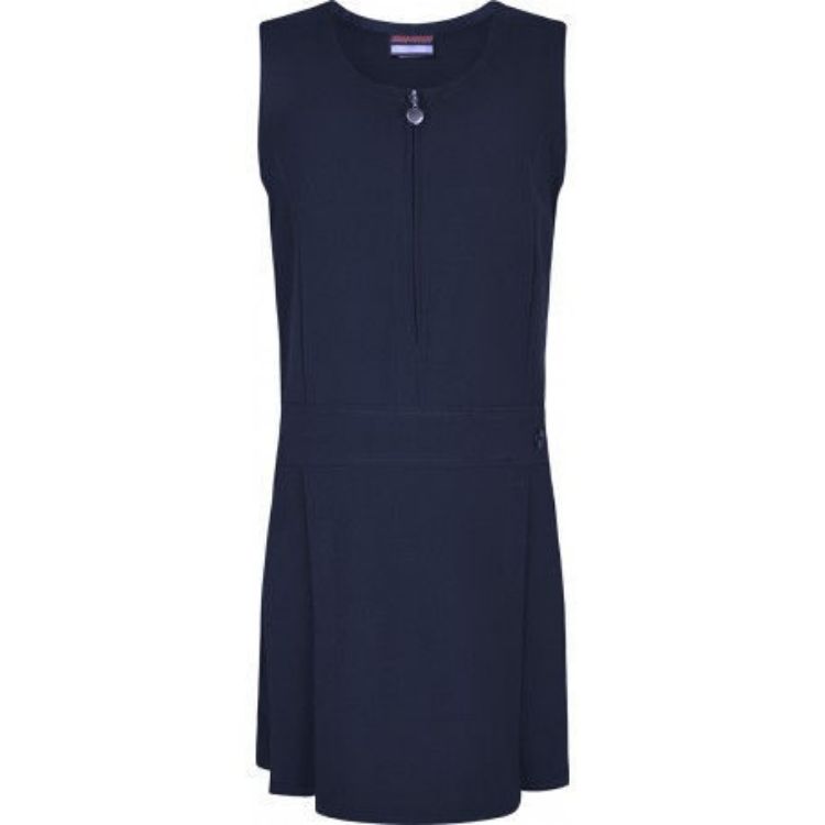 Picture of Junior Stretch Heart Pinafore - Navy