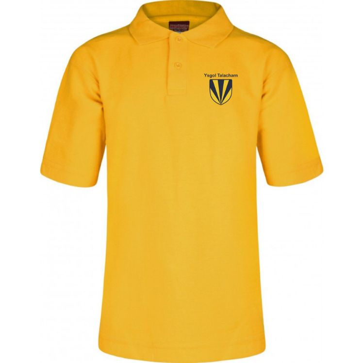 Picture of Laugharne School Polo Shirt - Yellow